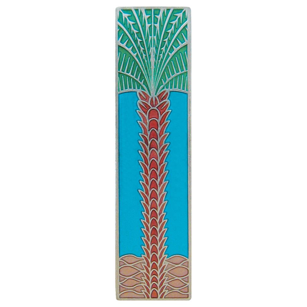 Notting Hill NHP-322-BP-A Royal Palm Pull Brilliant Pewter/Turquoise (Vertical)